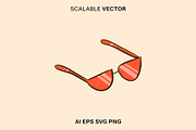 Summer Vector Illustration, an Illustration by TheTrueStroke (Thumbnail 11 of 12)