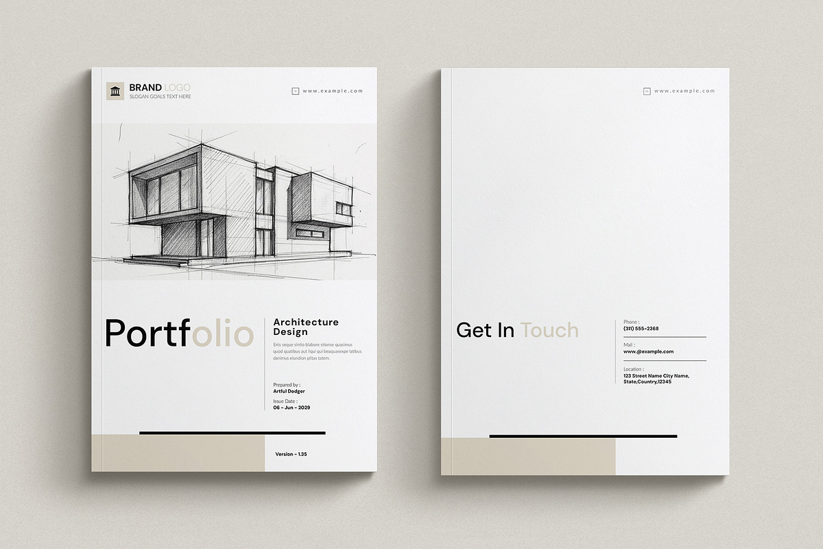 Architecture Portfolio Template, a Brochure Template by Cleffon_Graphic_Studio (Photo 7 of 7)
