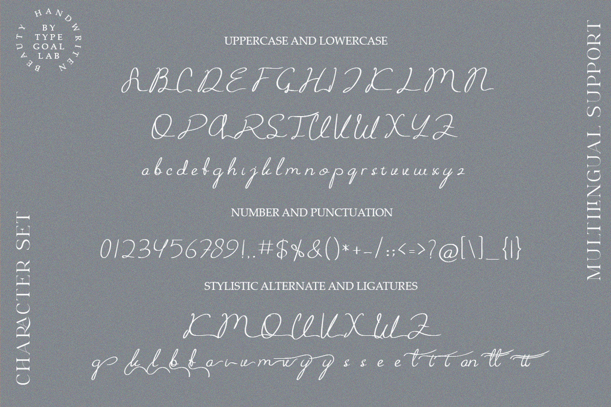 Huzairy Love, a Script Font by Typegoals Studio (Photo 6 of 9)