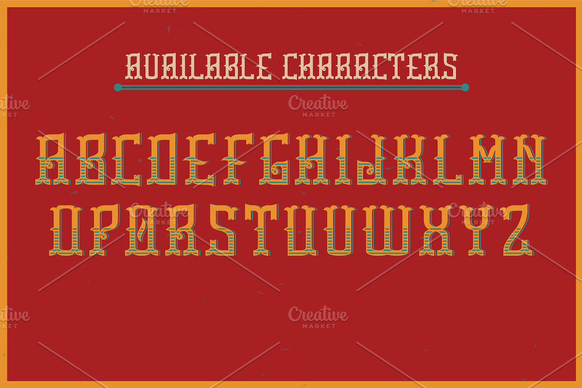 Haven label font preview 2