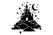Fantasy Castle Cloud Moon Bundle, an Object Illustration by Gaye Art (Thumbnail 28 of 30)