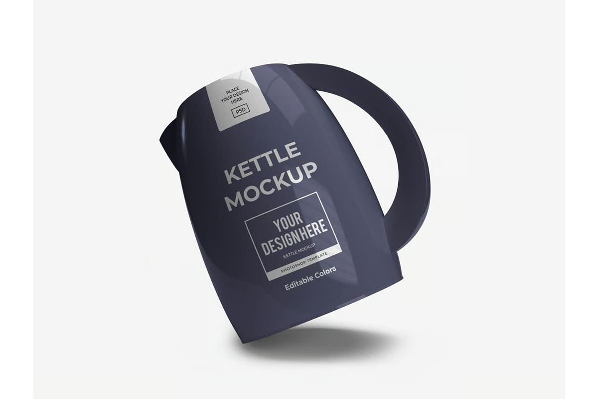 Modern Kettle Mockup Template Set, a Household Mockup by DesignRushMarket (Photo 6 of 11)