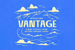 VANTAGE | Hand Drawn Font