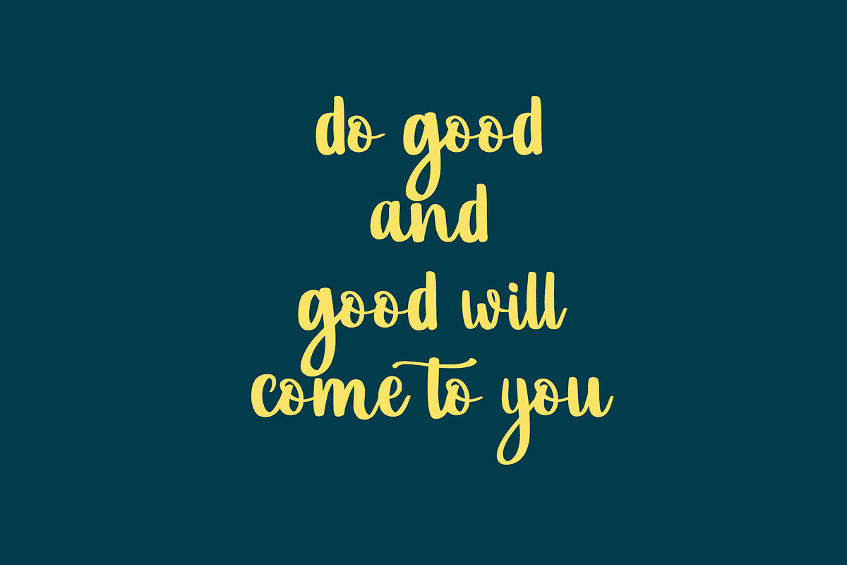 Ontime Modern Script Font, a Script Font by Yuby Creative (Photo 2 of 6)