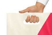 Plastic Carrier Bag Mockup, a Packaging Mockup by Green Art (Thumbnail 4 of 5)