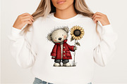 Whimsical Summer Teddy Bear Clipart, an Illustration by Craft Nest (Thumbnail 6 of 11)