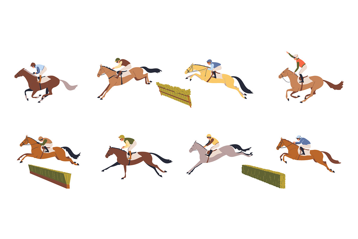 Steeplechase, an Animal Illustration by Naurider (Photo 2 of 4)