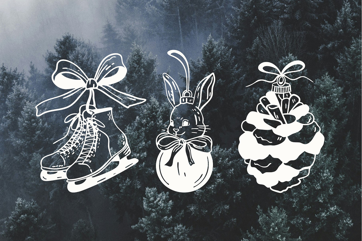 Christmas Series BUNDLE: All 5 in 1, a Seasonal Illustration by Veyla (Photo 14 of 72)