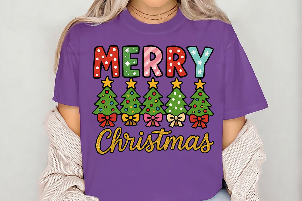 Merry Christmas PNG, Sublimation Png, a Seasonal Illustration by Rose Art (Photo 3 of 4)