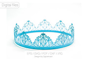 Princess crown 3D Birthday tiara, a Decorative Illustration by DigitalArsiart (Thumbnail 2 of 6)