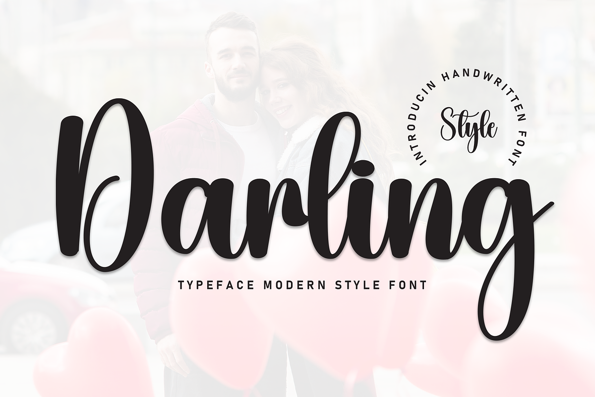 Darling | Script Font, a Handwritten Font by Scratchones (Photo 1 of 8)