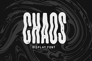 CHAOS Display Font