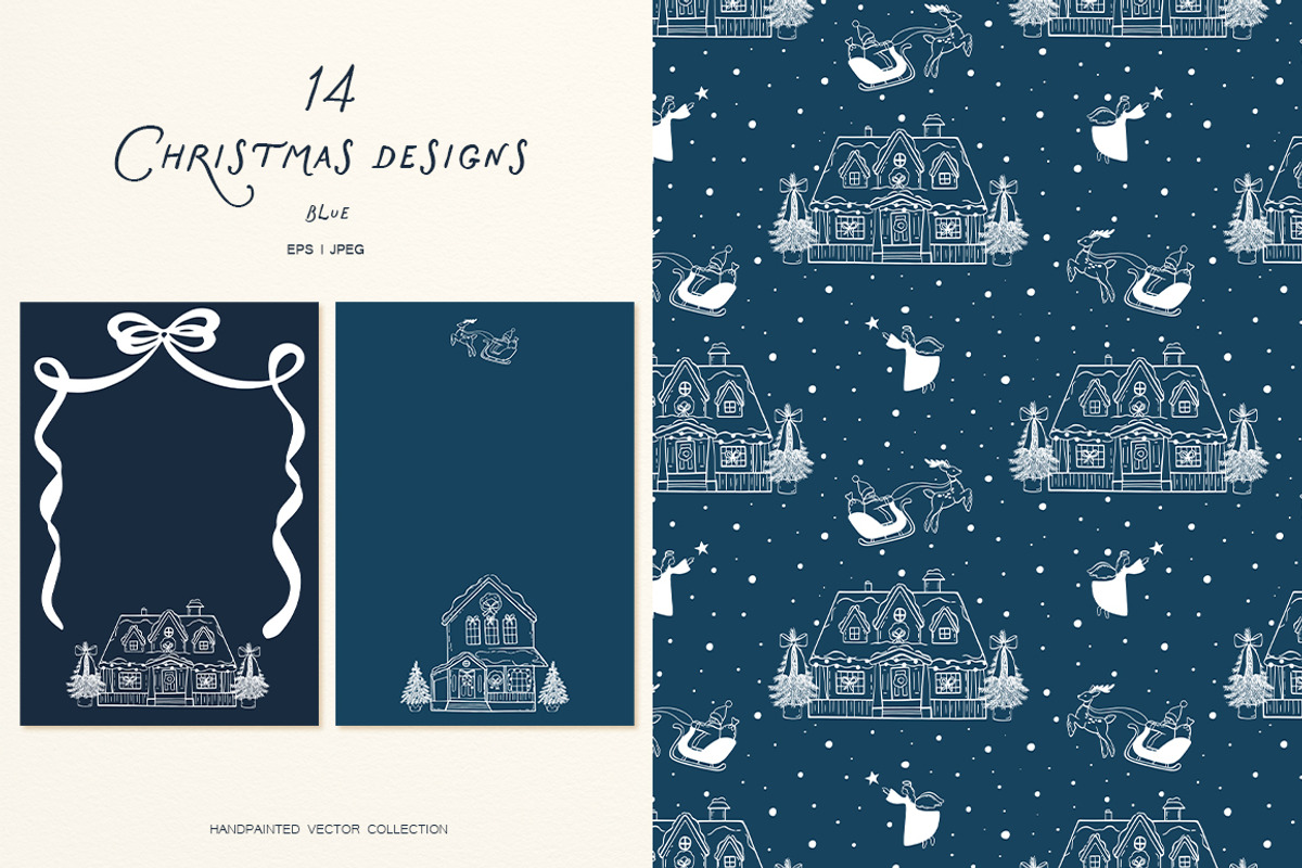 Whimsical Set Cozy Christmas, a Seasonal Illustration by ViktoriyaD (Photo 18 of 20)
