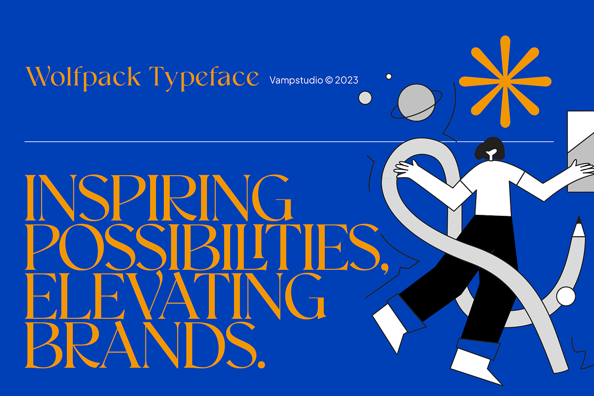 Wolfpack Elegant Stylish Font, a Serif Font by Vampstudio (Photo 3 of 14)