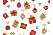 Elegant seamless Christmas patterns, a Graphic by Barsuk's Shop (Thumbnail 5 of 10)