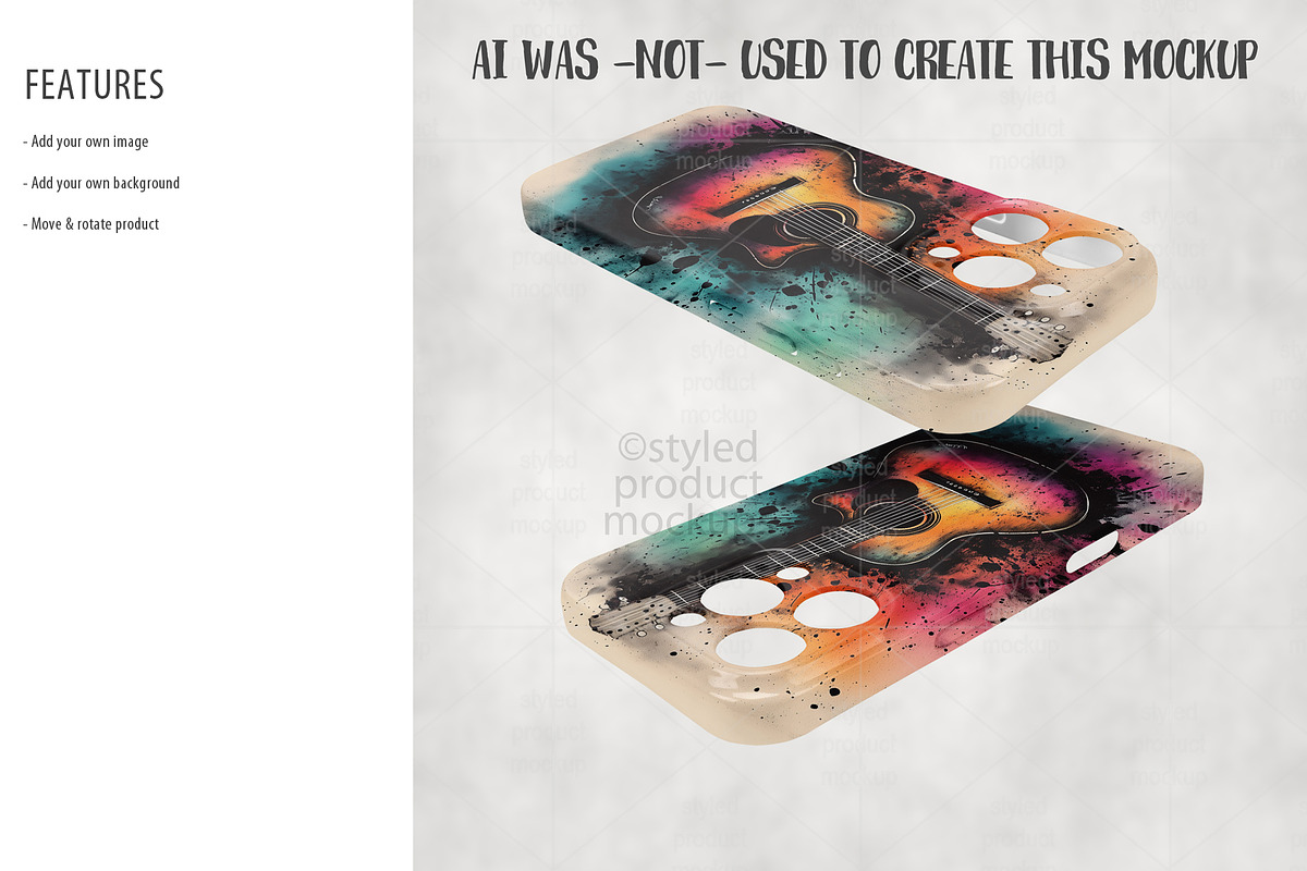 iPhone 15 Pro Max Case Mockup Bundle, an iPhone Mockup by StyledProductMockups (Photo 4 of 9)