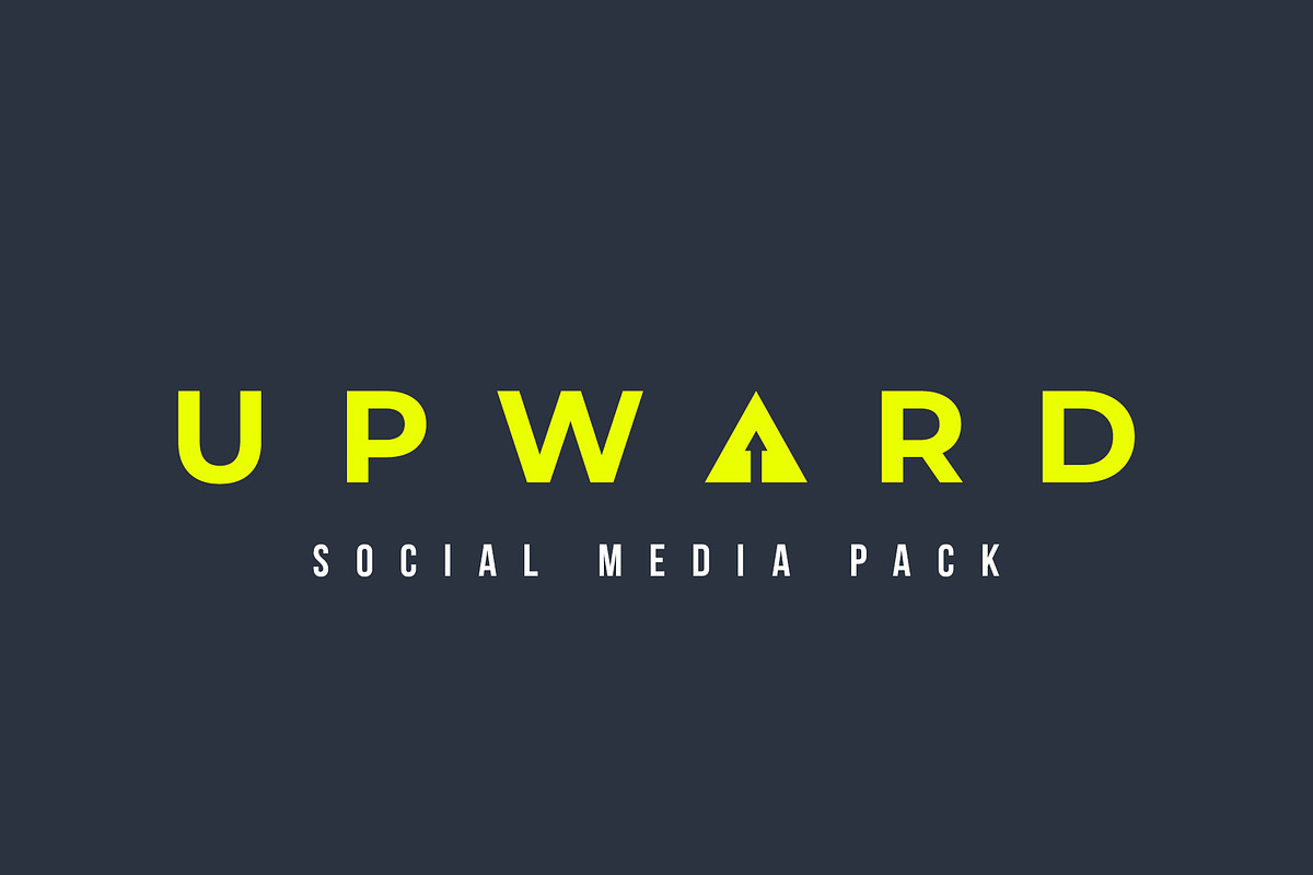 Upward | Social Media Pack, a Social Media Template by Rodney Truitt Jr (Photo 1 of 6)