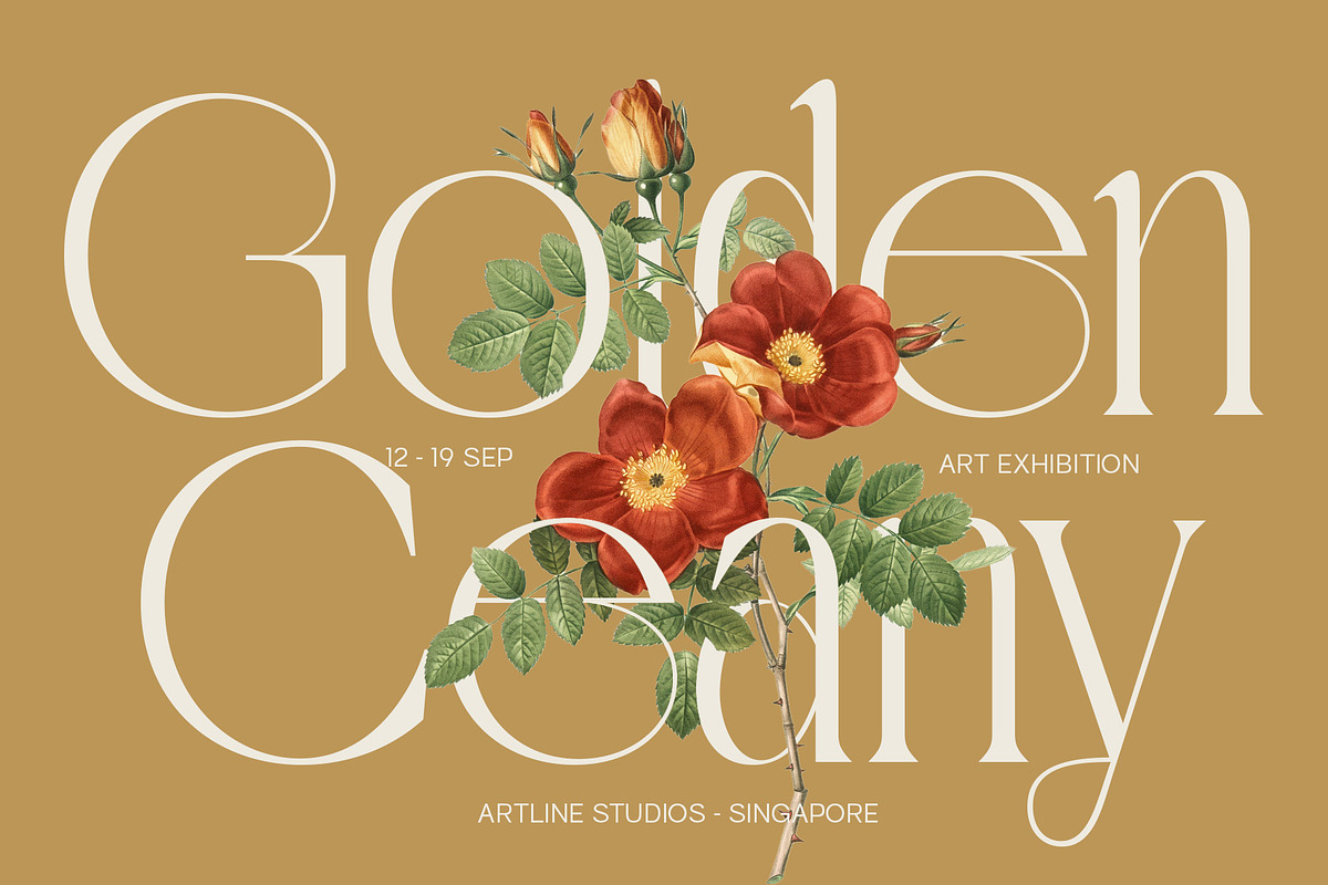 Golften – Art Noveau Serif, a Serif Font by Craft Supply Co. (Photo 2 of 8)