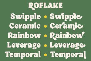 Roflake - Boldly Vintage Style