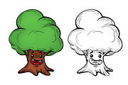 Funny Halloween Trees, an Illustration by NadyaKo (Thumbnail 2 of 7)