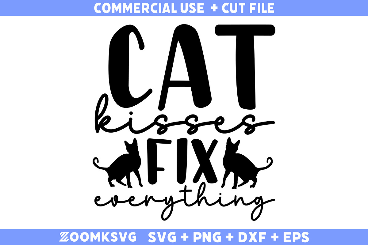 Cat SVG Bundle 20 Designs, an Illustration by ZoomkSVG (Photo 9 of 42)