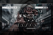 AXEO - Futuristic and Slim Font, a Font by Brainwave (Thumbnail 12 of 18)