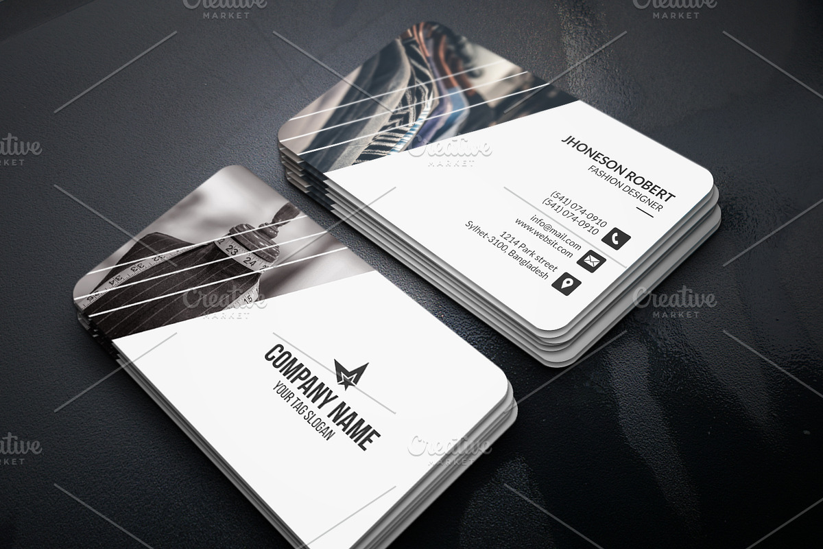 Fashion Business Card, a Business Card Template by Helal Shop (Photo 3 of 4)