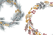 Scandinavian Winter Watercolor Set, an Animal Illustration by RhianAwni (Thumbnail 10 of 13)