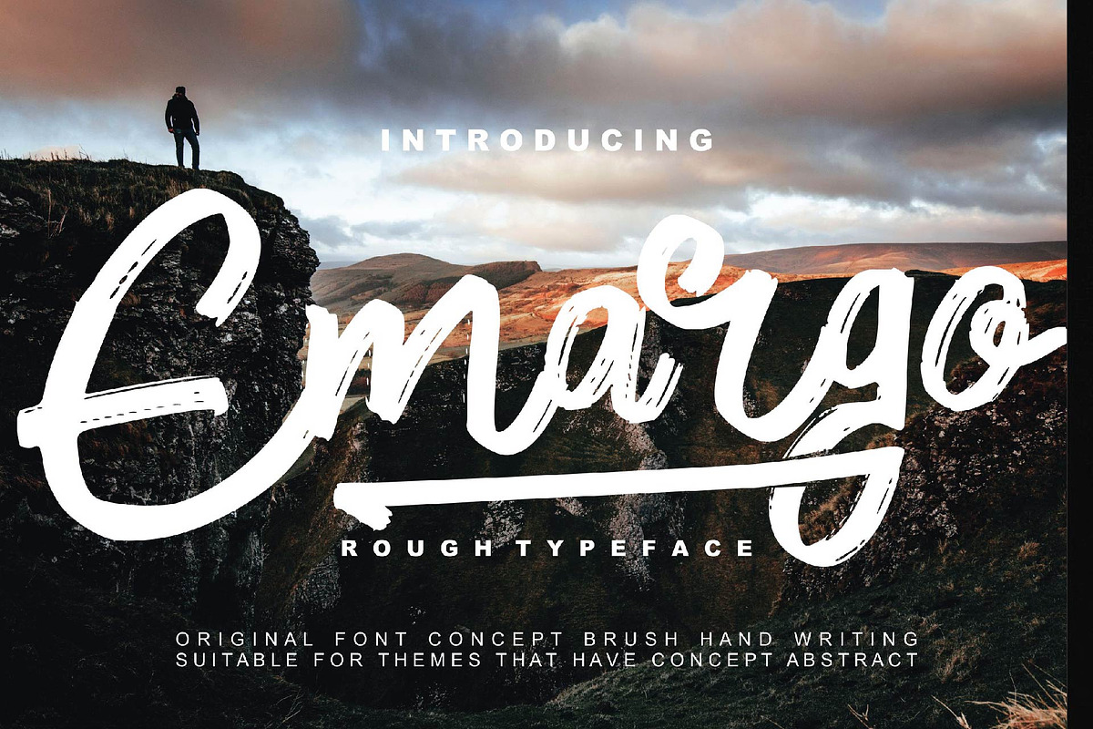 Emargo - Rough Typeface