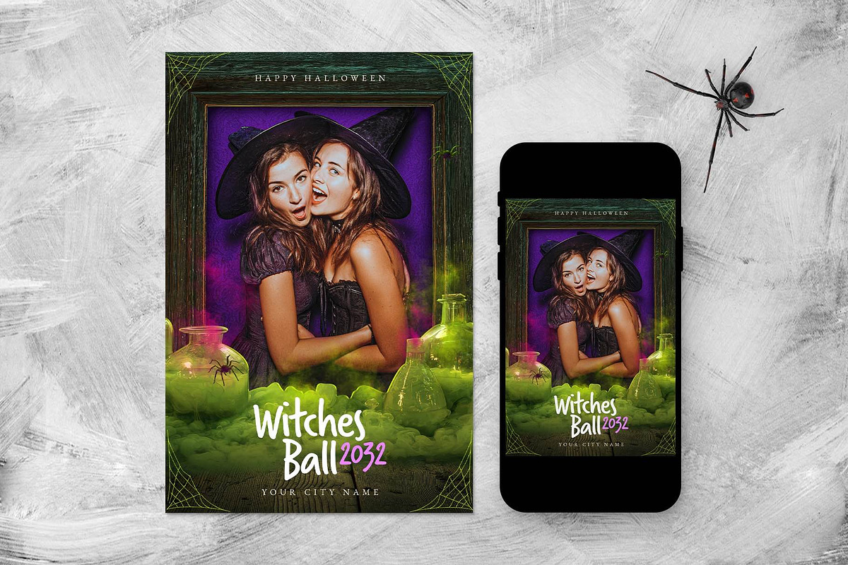 Halloween Flyer Template, a Flyer Template by BrandPacks (Photo 2 of 4)