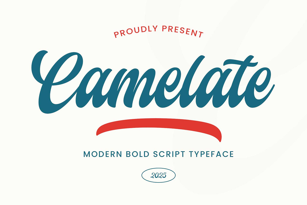 Camelate - Bold Script, a Script Font by Novitype (Photo 1 of 11)