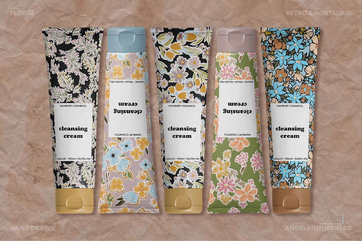 36 Autumn Floral Patterns, a Pattern Graphic by angelainthefields (Photo 6 of 7)