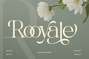 Rooyale - Minimal Modern Stylish, a Serif Font by Qweera Studio (Thumbnail 1 of 12)