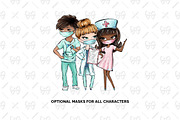 Medical Watercolor Clipart, a Healthcare Illustration by Phantasia Design (Thumbnail 3 of 5)