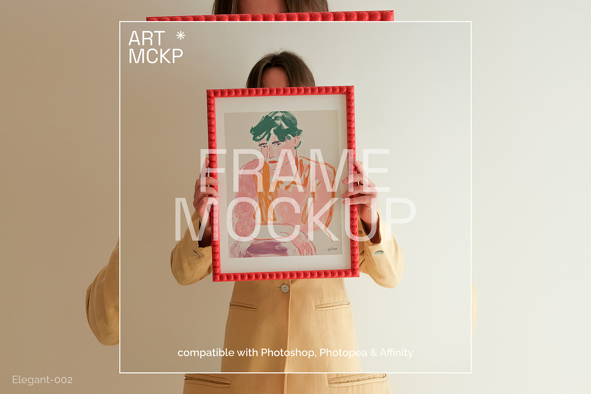 Elegant: Art Print/Poster mockup set, a Merchandise Mockup by MCKP*ME (Photo 10 of 15)
