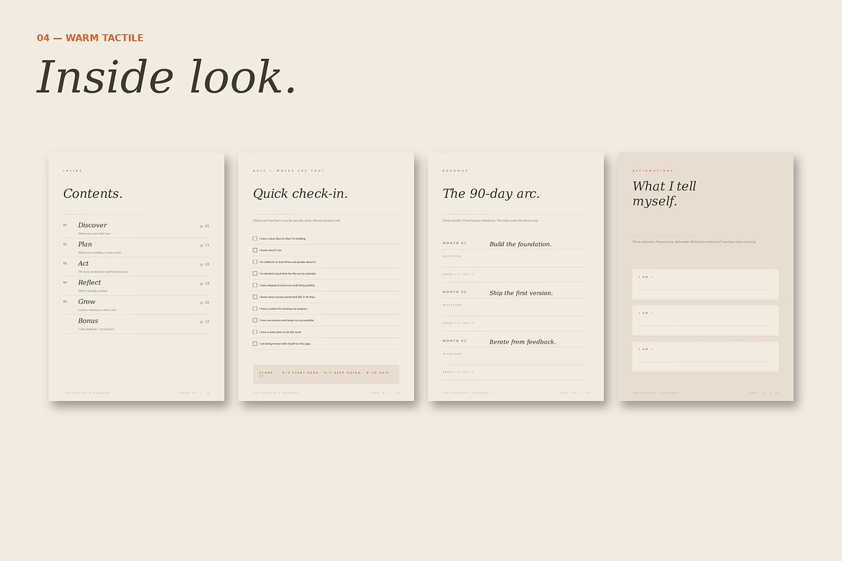 Course Workbook & eBook — 3-in-1, a Branding & Logo Template by Just Necessary (Photo 5 of 9)