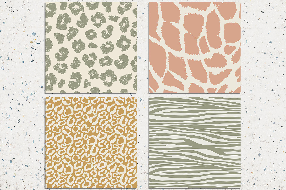 Boho animal patterns, a Graphic by Norse Studio