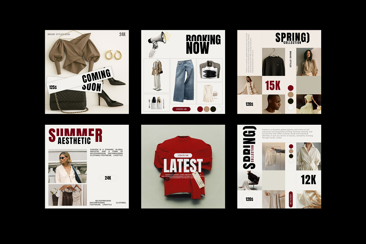 RED / Social Media Templates, a Social Media Template by Studio Industry (Photo 9 of 13)