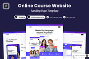 Welearn - Online Course Website, a Landing Page Template by SLAB! Design (Thumbnail 1 of 5)