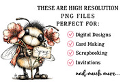 Quirky Spring Bee Clipart, an Illustration by OK Design (Thumbnail 6 of 6)