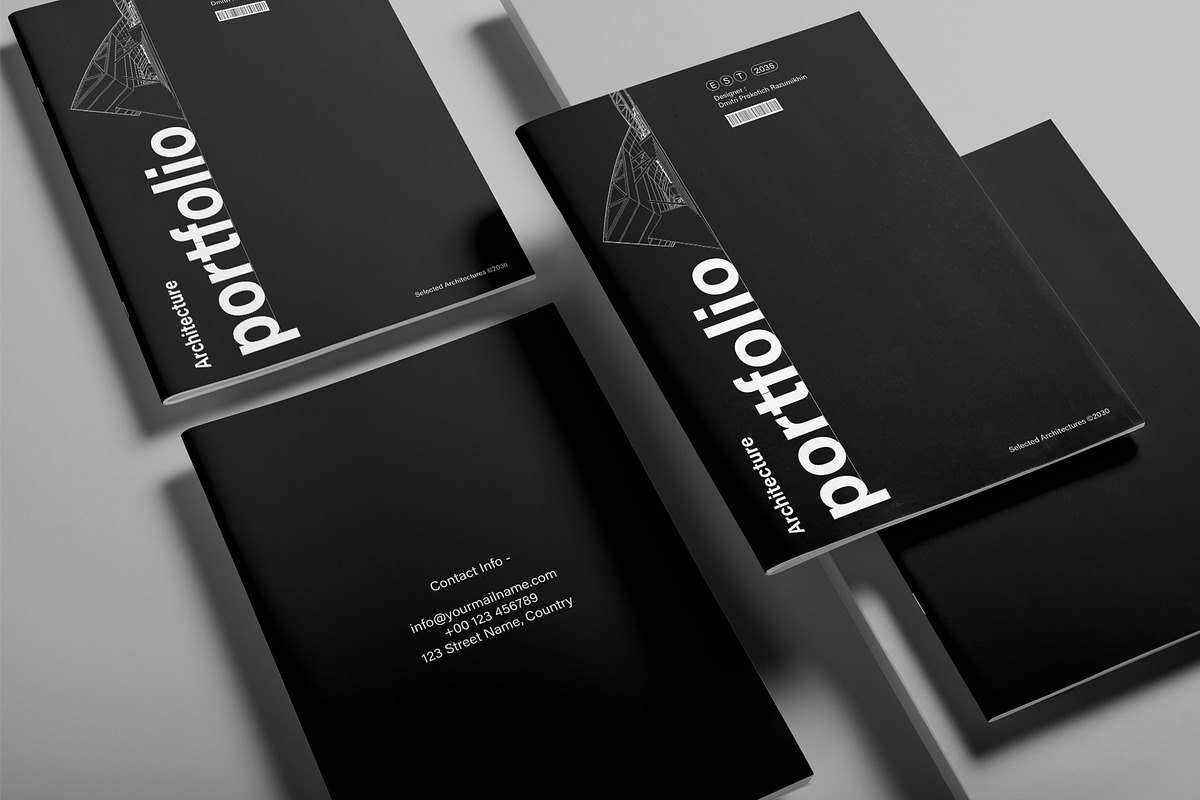 Architecture Portfolio Template, a Brochure Template by DesignCrest (Photo 11 of 13)