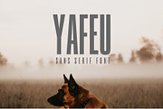 Yafeu Sans Serif Font Family, a Sans Serif Font by Symufa (Thumbnail 1 of 6)