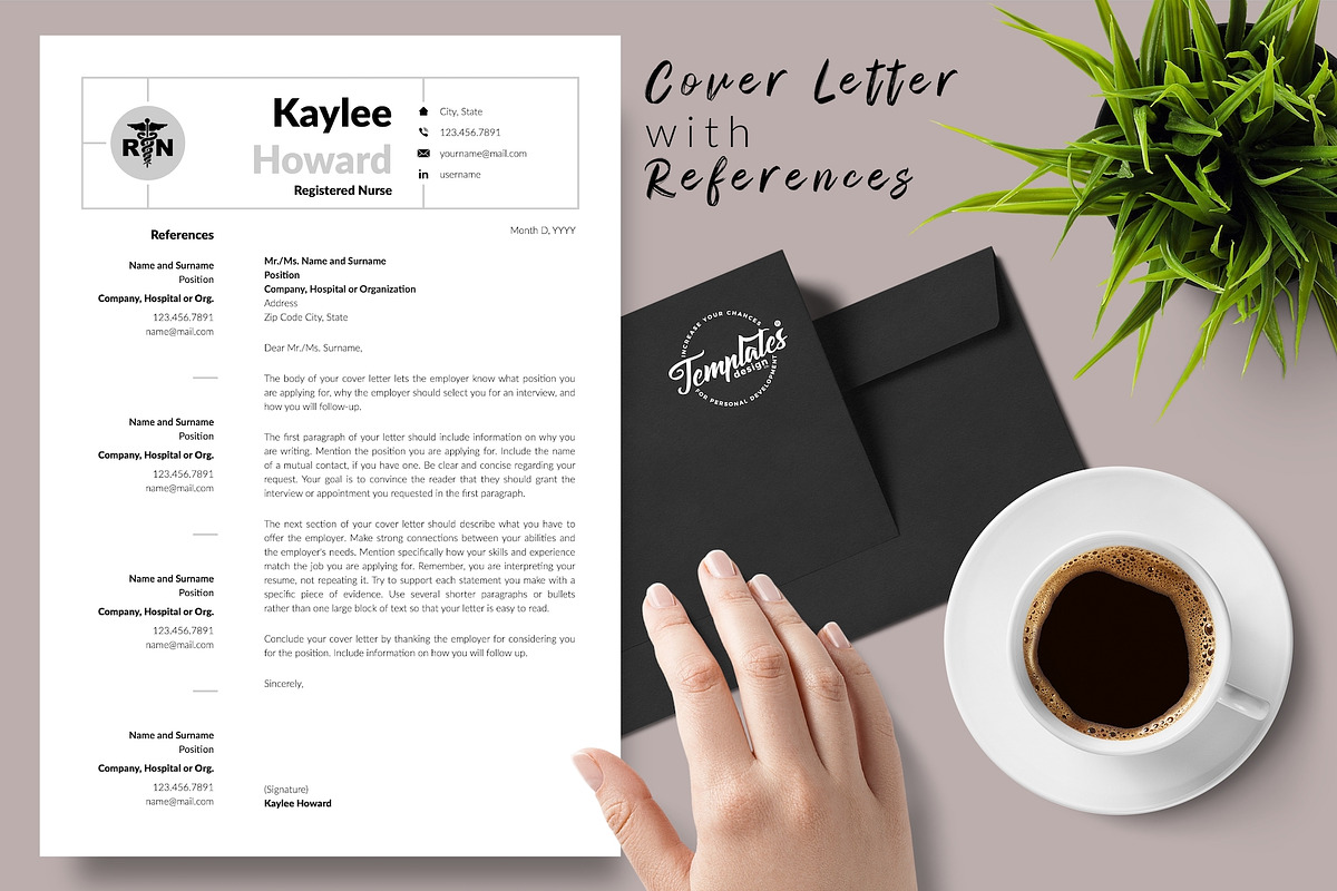 Nurse Resume Design / CV - Kaylee, a Resume Template by Templates Design Co. (Photo 7 of 17)