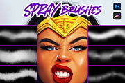 Spray Brush Pack, a Brush Add-On by vurdembrushes (Thumbnail 1 of 3)