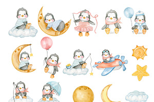 Baby Penguin Nursery Decor