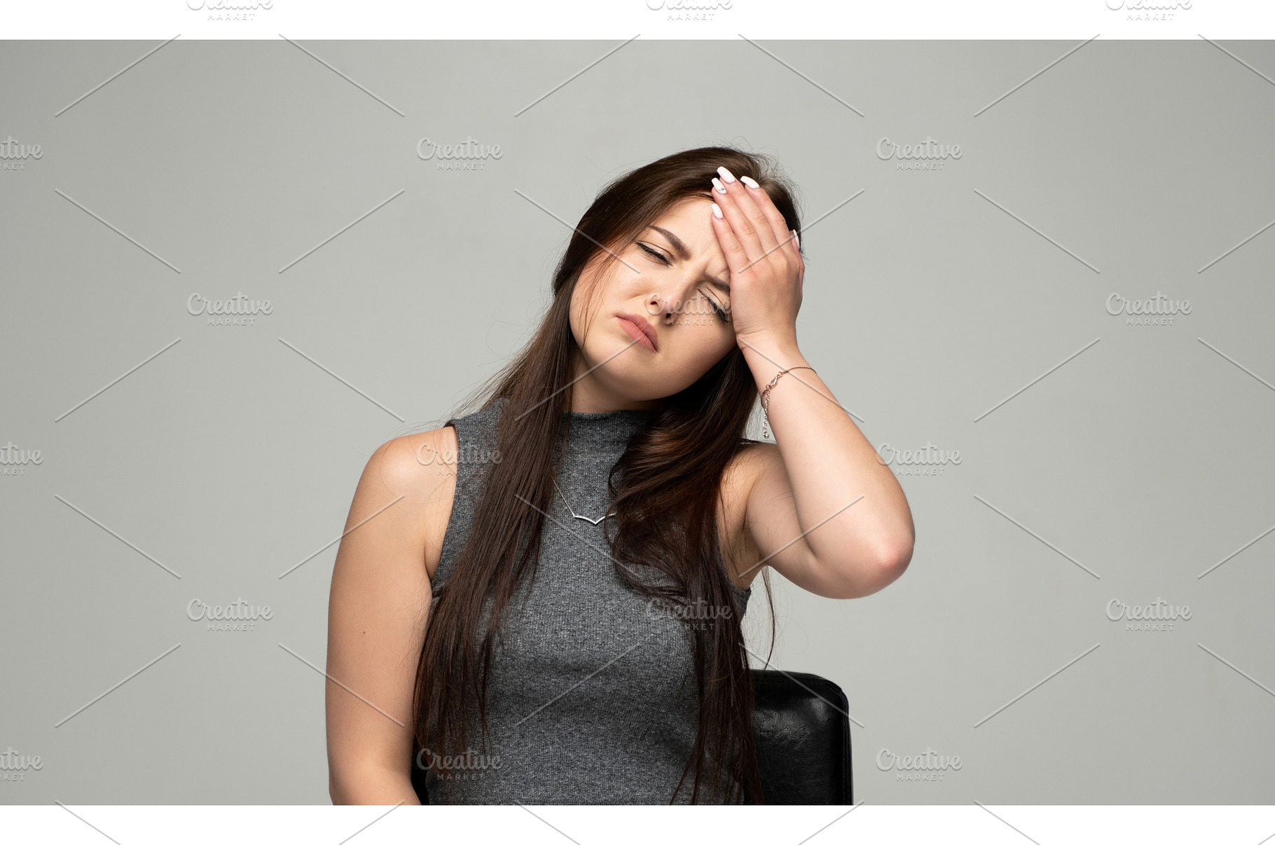 Young woman experiencing severe, a Person Photo by volodymyrshtun13795