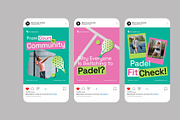 Teal Pink Padel Court Instagram Post, a Social Media Template by Neermana (Thumbnail 2 of 4)