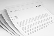 Clean Letterhead, a Stationery Template by DesignGhar (Thumbnail 4 of 5)