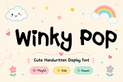 Winky Pop, a Handwritten Font by Wow Magic (Thumbnail 1 of 3)