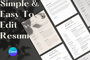Resume Template Pack | Canva, Pages, a Resume Template by Prodesign (Thumbnail 2 of 4)